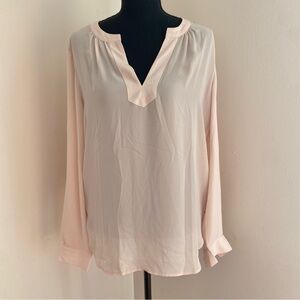 Ann Taylor LOFT Small Flowy Long Sleeve Blouse with Buttoned Cuffs